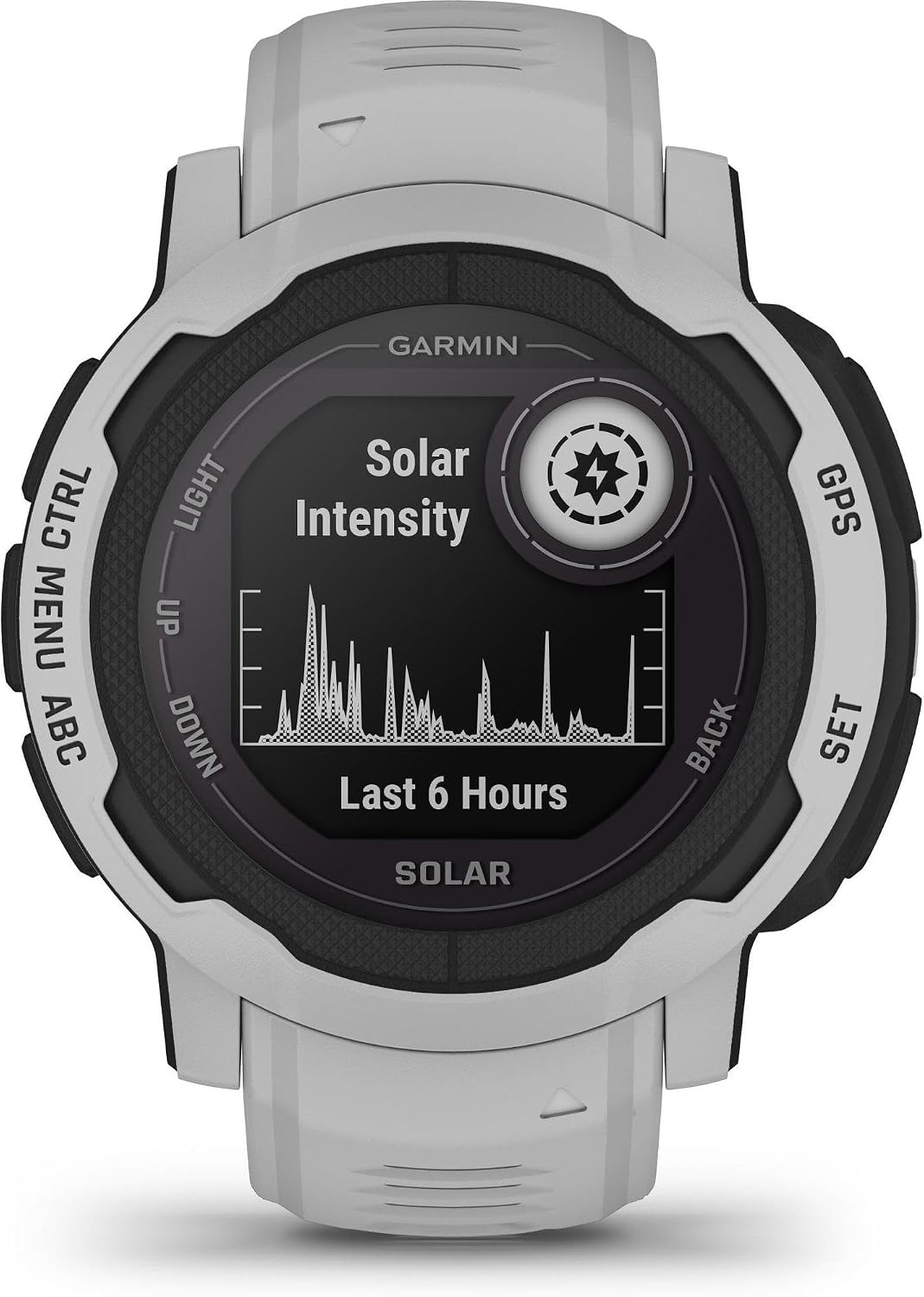 Instinct 2, Solar Grise - Montre GPS Solaire Robuste et connectée - Boîtier 45 mm Grise 45 mm Standard Verre solaire