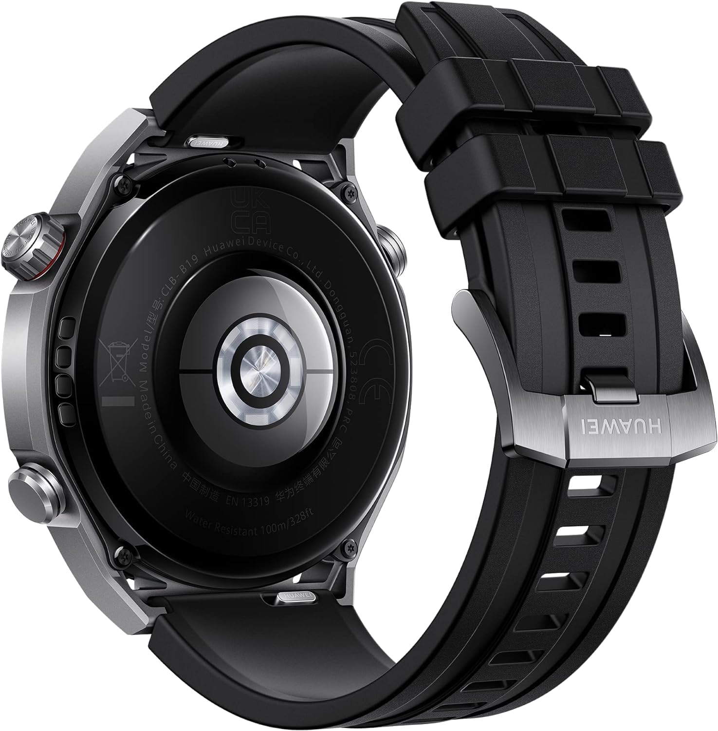 Watch Ultimate Montre Connectée,Analyse de l’ECG, Technologie de plongée jusqu'à 100m,Suivi de santé avancée,14 Jours d'autonomie,Nouveau Mode expédition,Noir,Compatible Android et iOS Black