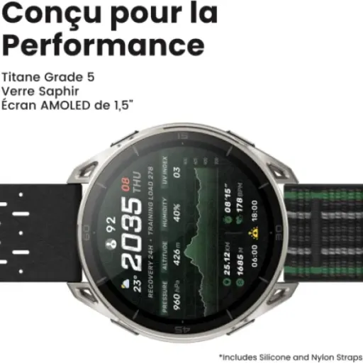 Test Amazfit Cheetah 2 Ultra : la montre trail qui veut jouer dans la cour des Garmin & co