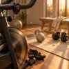 Fitness en salle avec une montre connectée : HIIT, musculation et vélo indoor