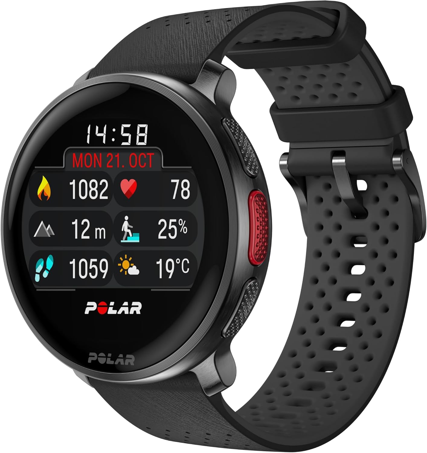 Vantage V3 Con Un cinturino blu aggiuntivo, Sportwatch Con GPS, Cardiofrequenzimetro avanzato e durata Della batteria aumentata