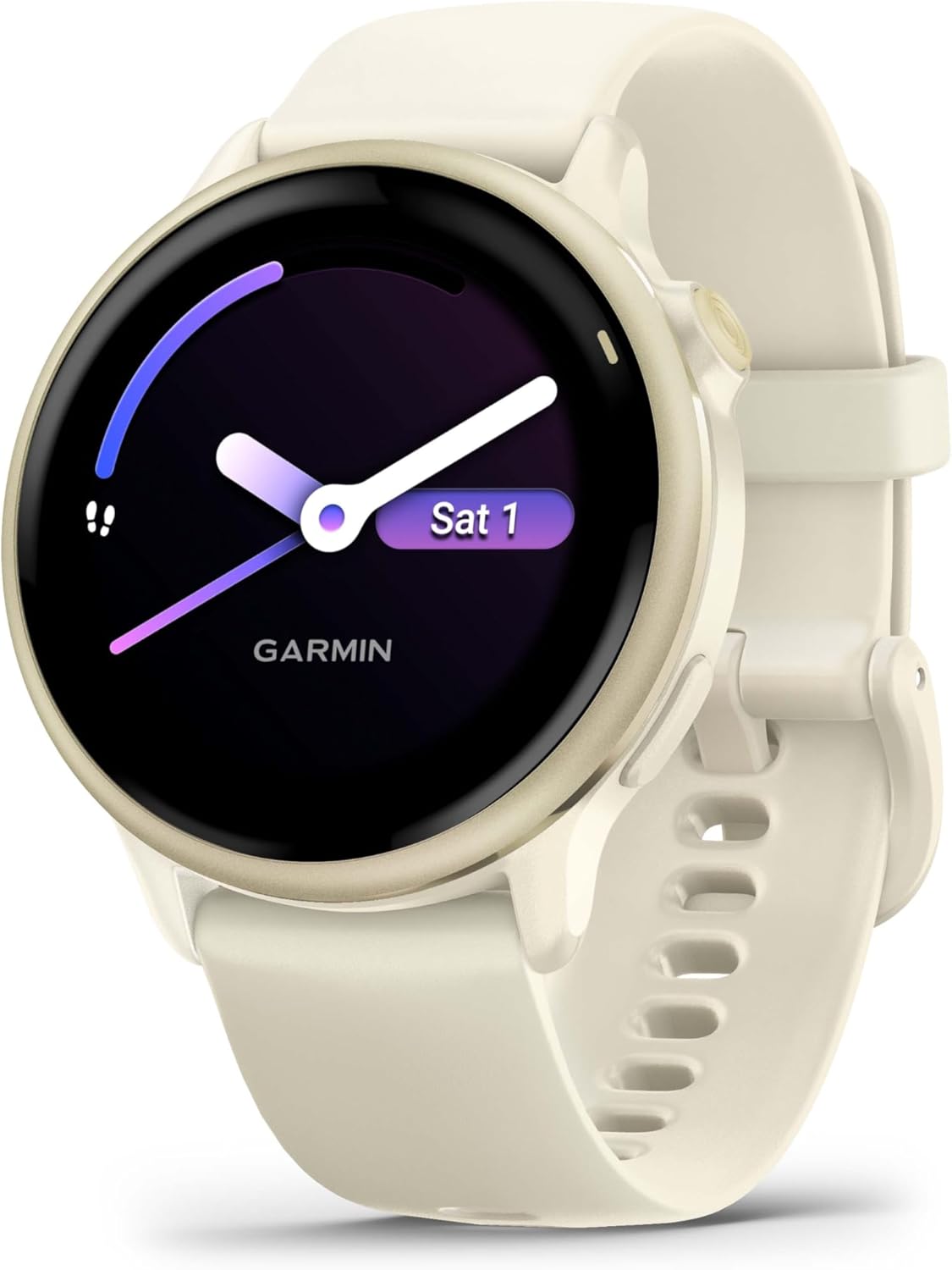 Vívoactive 6 - Montre connectée avec GPS Forme & santé avec écran Ultra-Lumineux - Lunar Gold avec boîtier Ivoire Vivoactive 6 Ivoire