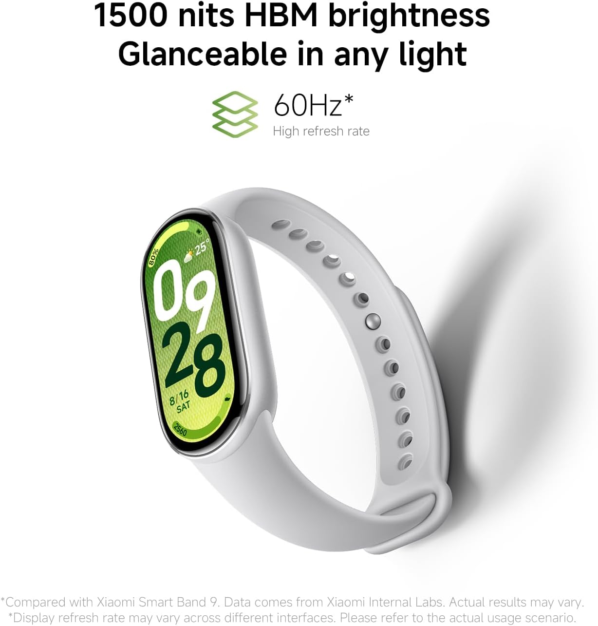 Smart Band 10, Montre Connectée, Boîtier alu, Suivi d'Activité, Écran AMOLED 1.72'', Autonomie 21 Jours, Charge Rapide, Suivi santé & Sommeil,150+ Sports, iOS & Android, 5 ATM, Boussole Noir