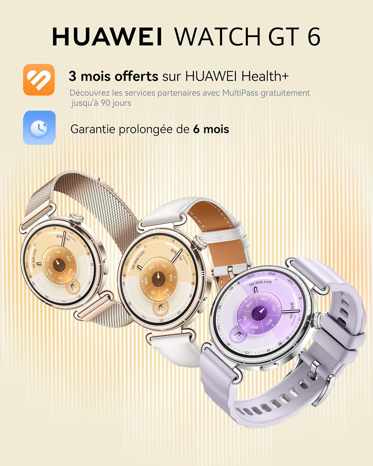 Watch GT 6 GPS 46mm Montres connectées, Écran AMOLED de 1,47 Pouce, Jusqu'à 21 Jours d'autonomie, Cyclisme de Niveau Professionnel, Compatible avec iOS et Android, Analyse ECG, Gris GT 6 46mm Montre seule Gris