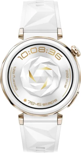 Watch GT 5 Pro 42mm Montre Connectée, Design aux Lignes épurées, Programmes d'entraînement de Pointe, Suivi de la santé, ECG, Jusqu'à 7 Jours d'autonomie, iOS& Android, Blanc Watch GT 5 Pro 42mm Seule Blanc