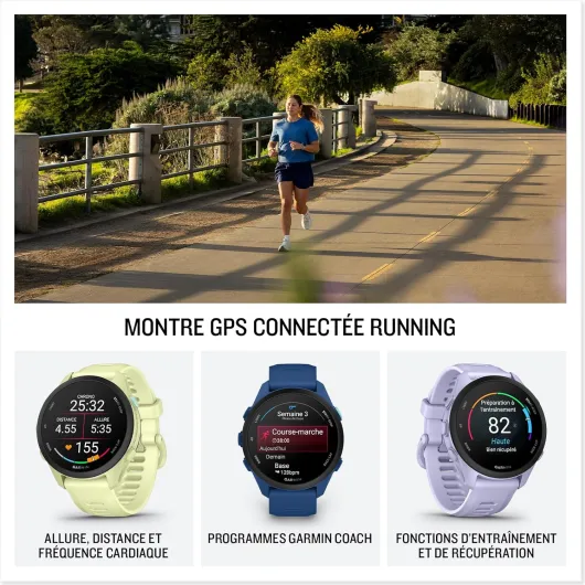 Forerunner 70 - Montres connectées GPS de Running faciles à Utiliser - Soft Pink - Boîtier 43 mm Soft Pink Amazon Exclusive