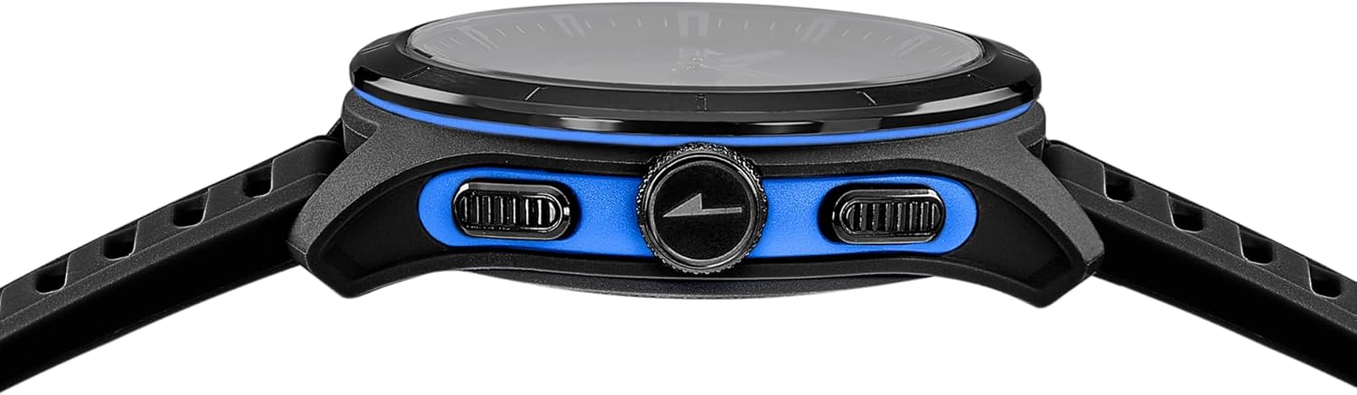 Smartwatch Homme Hybride Connected Full D - Noir - Montre Connectée Analogique 20001/8 - Écran Complet, Appels Bluetooth, GPS, Moniteur Santé et Sommeil, Jusqu'à 10 Jours d'Autonomie