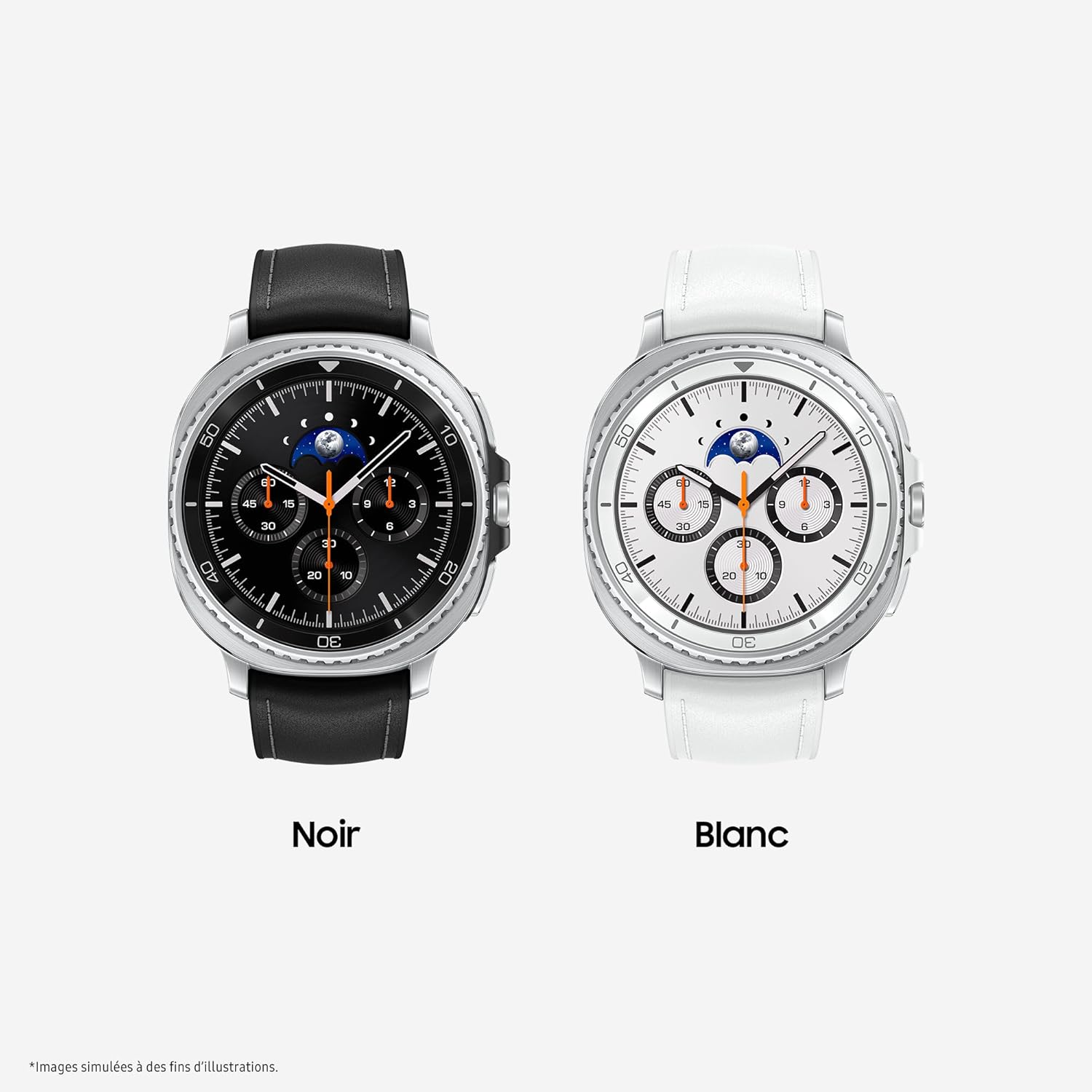 Galaxy Watch8 Classic, Montre Connectée, Couronne rotative, Galaxy AI, Coach Sommeil, Coach Running, 4G, 46mm, Noir, Chargeur Secteur Rapide 25W Inclus, Version FR Noir 4G