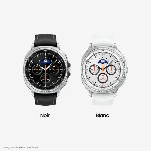 Galaxy Watch8 Classic, Montre Connectée, Couronne rotative, Galaxy AI, Coach Sommeil, Coach Running, 4G, 46mm, Noir, Chargeur Secteur Rapide 25W Inclus, Version FR Noir 4G