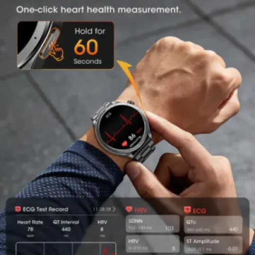 Test RUXINGX ECG+HRV : la montre connectée qui en fait beaucoup pour le prix