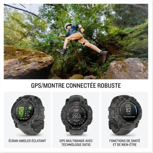 Test Garmin Instinct 3 AMOLED : la montre baroudeuse qui passe (presque) partout