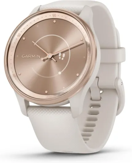 Vívomove Trend - Montre connectée Hybride - Pêche Or avec Bracelet Ivoire - Boîtier 40 mm Trend Ivoire