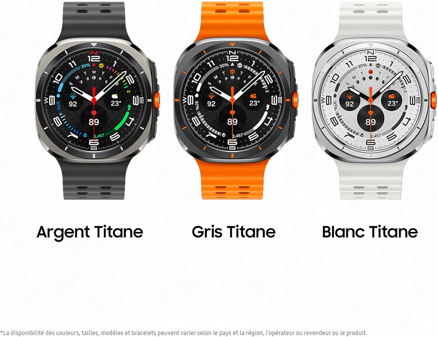 Galaxy Watch Ultra, Montre Connectée Intelligente, Suivi de Santé, Suivi Sportif, 47mm, 4G, Gris Titane, Galaxy AI, Chargeur Secteur Inclus (Version FR) [Exclusivité Amazon]