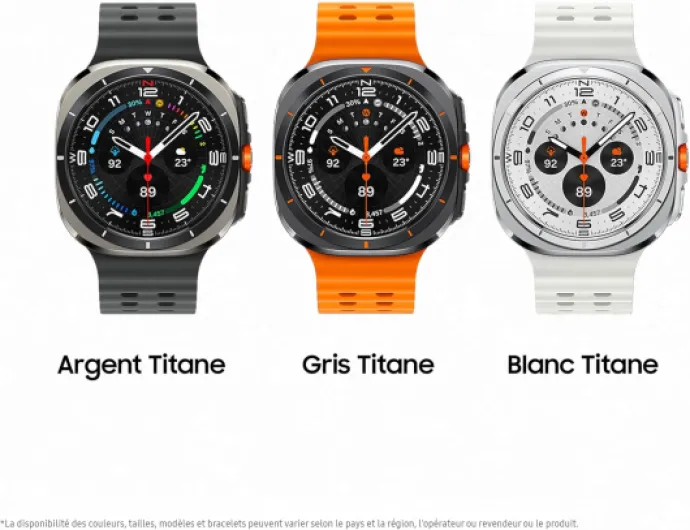 Galaxy Watch Ultra, Montre Connectée Intelligente, Suivi de Santé, Suivi Sportif, 47mm, 4G, Gris Titane, Galaxy AI, Chargeur Secteur Inclus (Version FR) [Exclusivité Amazon]