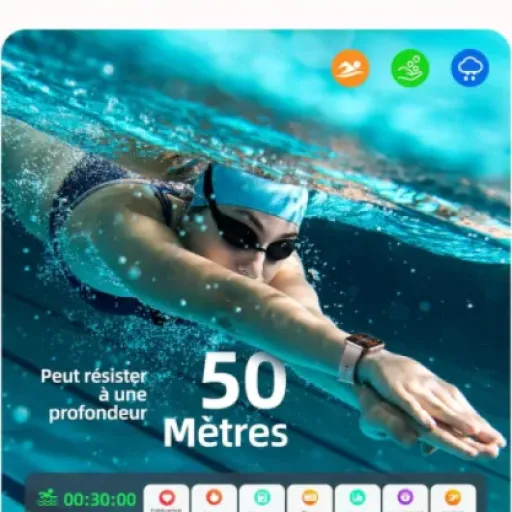 Test Parsonver FF2 Femme : une smartwatch pas chère taillée pour la natation (avec quelques limites)