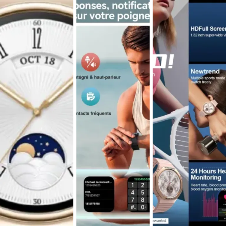 Top 4 des meilleurs montres connectées femme (2026)